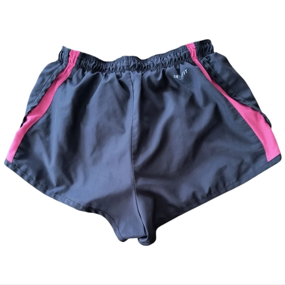 Nike Dri-fit Running Shorts - Gray and Pink